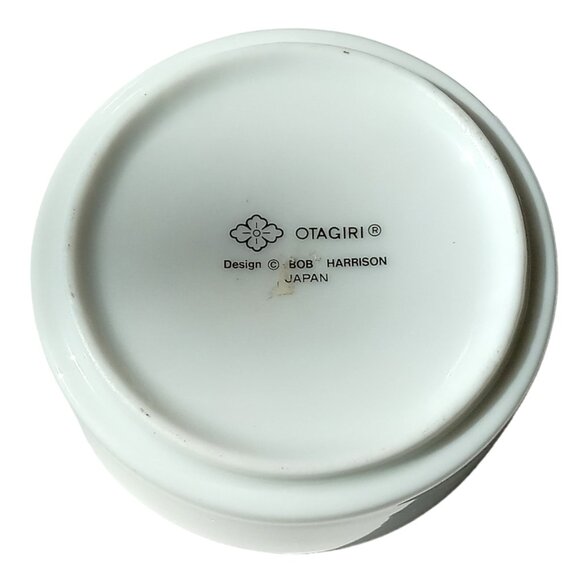 Otagiri Vintage Porcelain Trinket Box, White Kitten with Ballet Shoe, Cute - Picture 8 of 13